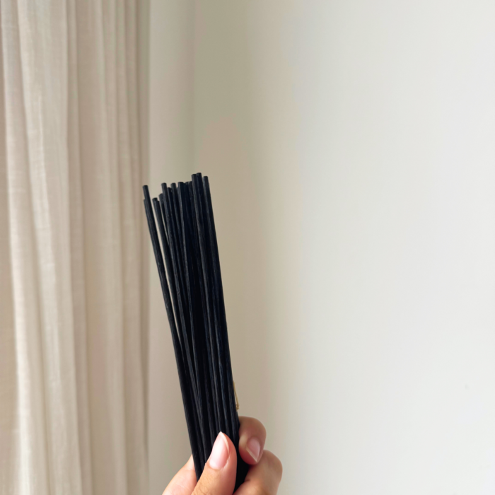 VARILLAS DE RATTAN NEGRO